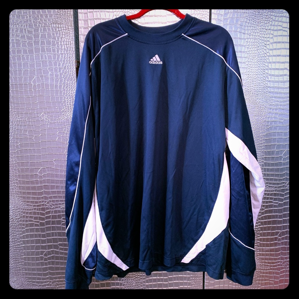Men’s Adidas Navy and white 2XL Tall Climalite